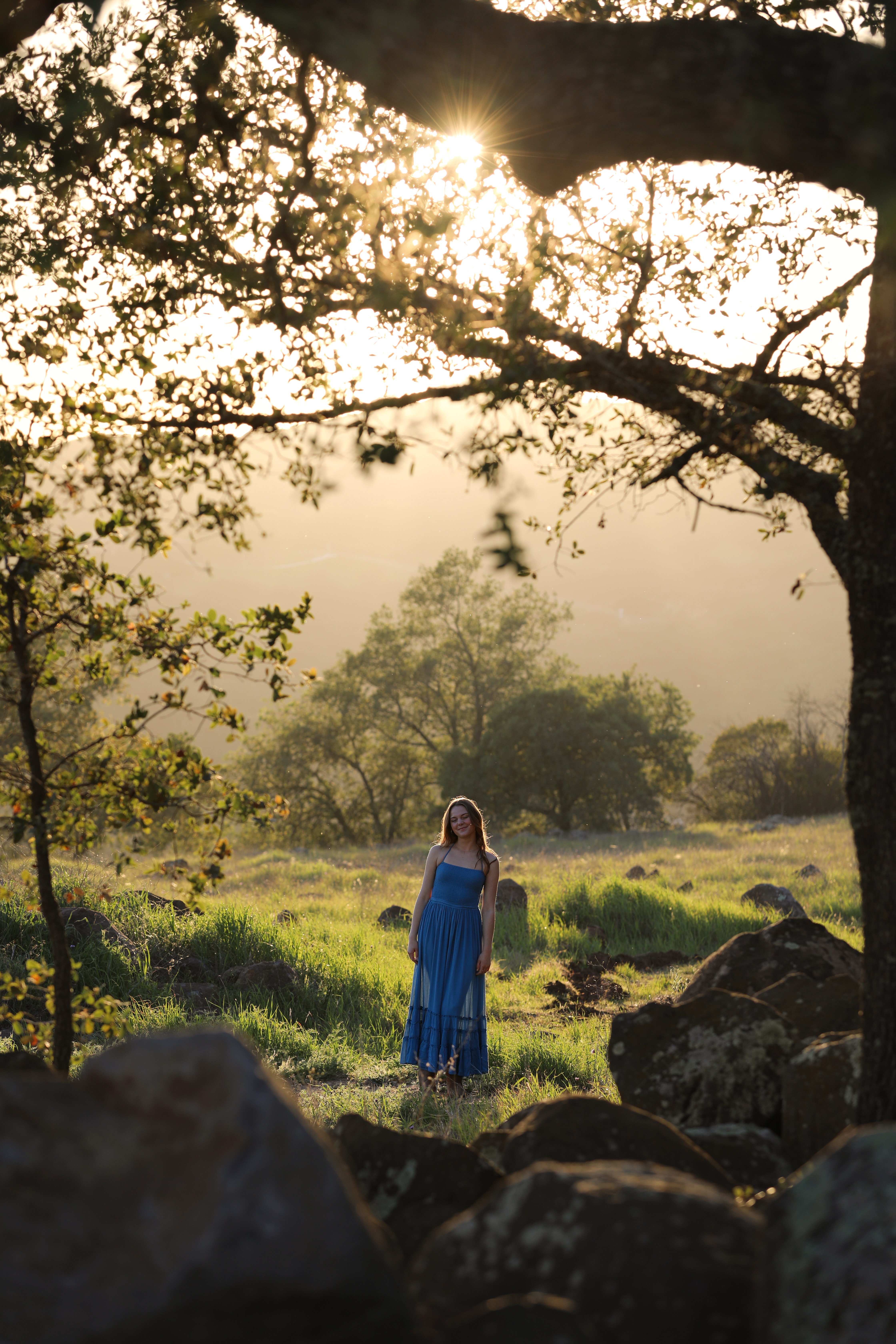 Portrait in golden light